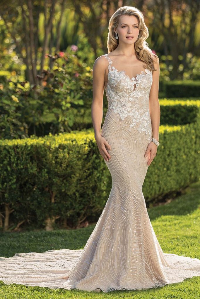 Non traditional on sale lace wedding dresses